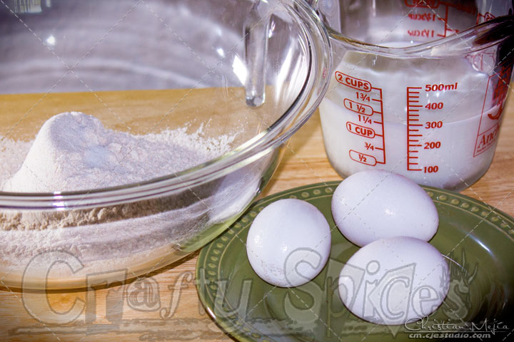 Basic Whole Wheat Crepe - Ingredients Basic Whole Wheat Crepe - Ingredients