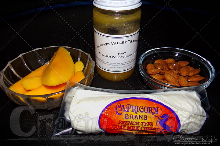 Goat Cheese, Mango Spread - Ingredients Goat Cheese, Mango Spread - Ingredients