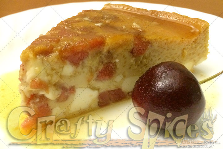 Slice of Flan de Queso y Guaba Slice Flan de Queso y Guaba