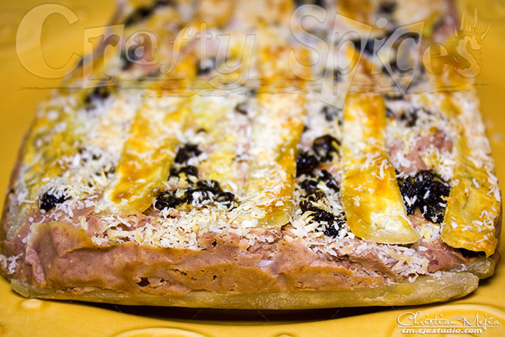 Sweet Bean Bars with Coconut Syrup Sweet Bean Bars with Coconut Syrup