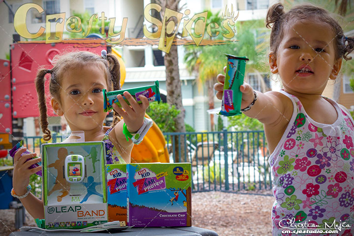 Kira and Kaylee enjoying the fun... Making FitMadeFun