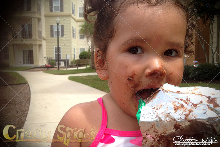 Kaylee enjoying CLIF Kid making FitMadeFun