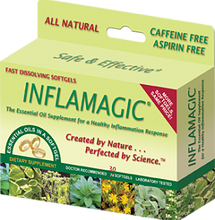 Inflamagic Inflamagic an all natural essential oils formula, that provides muscle and joint pain relieve