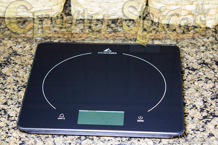 Kitchen Gurus Glass Top Digital Food Scale - Ultra Slim Design and Easy to Clean Surface Kitchen Gurus Glass Top Digital Food Scale - Ultra Slim Design and Easy to Clean Surface