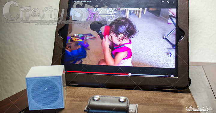 LON Little Speaker bluetooth paired with an iPad LON Little Speaker bluetooth paired with an iPad