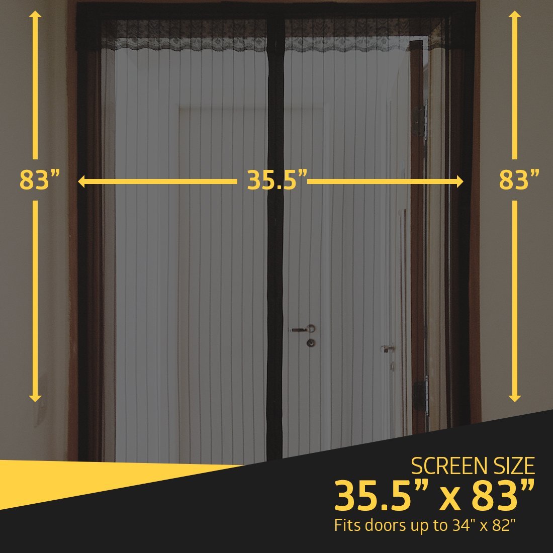 MAG Magnetic Screen Door - Screen Size MAG Magnetic Screen Door - Screen Size