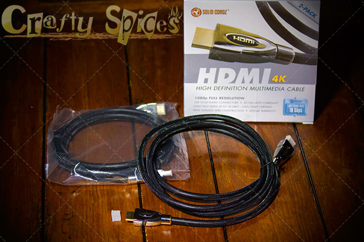 4K HDMI Cable Ultra Premium Series by Solid Cordz® - Out of the box 4K HDMI Cable Ultra Premium Series by Solid Cordz® - Out of the box