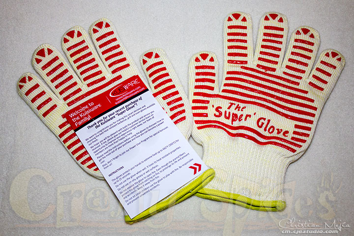 Heat Resistant Grill & Oven Gloves #kuisiware Heat Resistant Grill & Oven Gloves #kuisiware