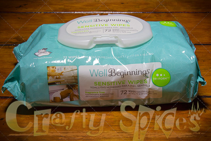 Well Beginnings wipes at Walgreens