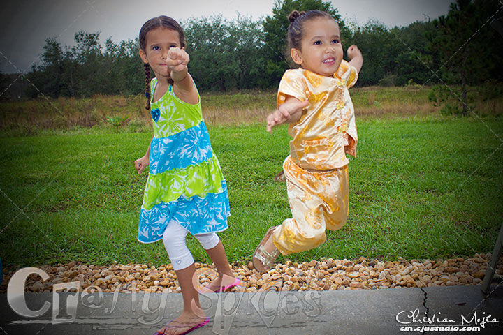 Kira and Kaylee Martial Arts 