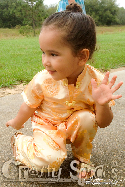 Kaylee and her Kung fu moves