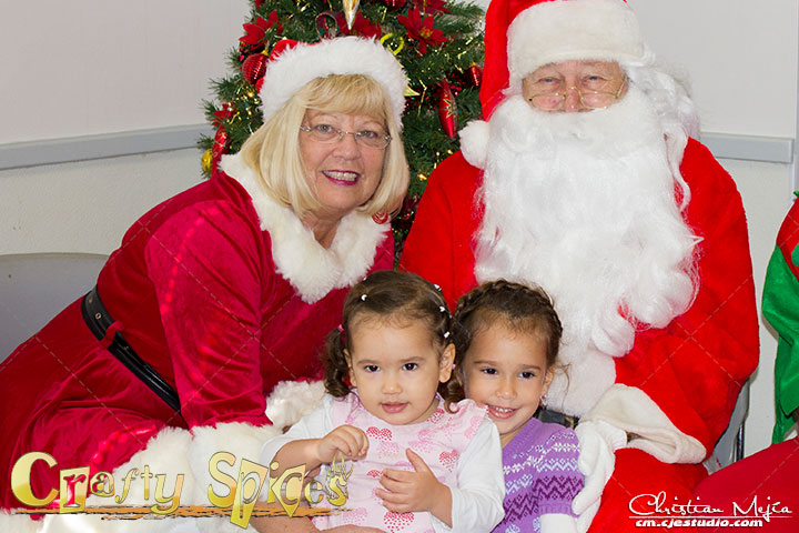 Kaylee with Santa 2014